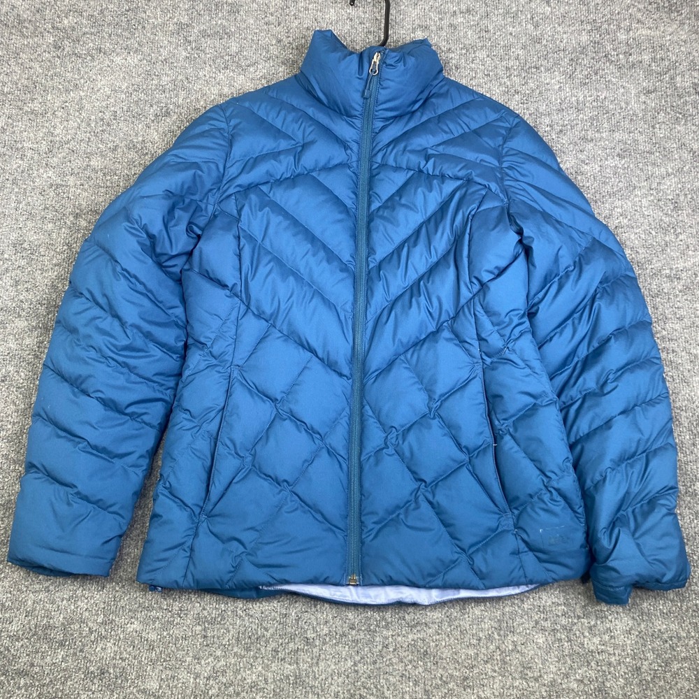 REI Co-op 650 Down Jacket 2.0 Womens Small Blue Puffer Quilted Full Zip 15688